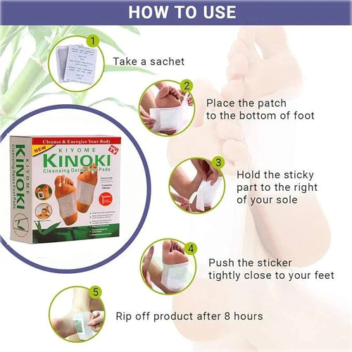 Kinoki Adhesive Foot Pads for Foot Pain Relief